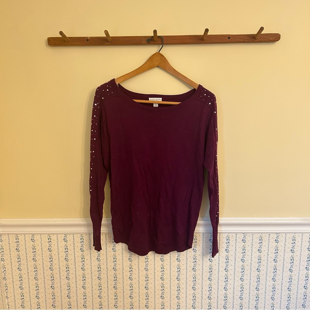Bisou Bisou Sequin Embellished Sweater